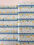 Animal Quackers Duck Stripe fabric by Maywood Studio – Kim’s Cause Collection, 100% cotton, yellow ducks on striped design.