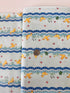 Animal Quackers Duck Stripe fabric by Maywood Studio – Kim’s Cause Collection, 100% cotton, yellow ducks on striped design.