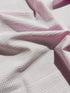 Seersucker Stripe Pink - Cotton & Polyester Blend - Remnant - 56" Width