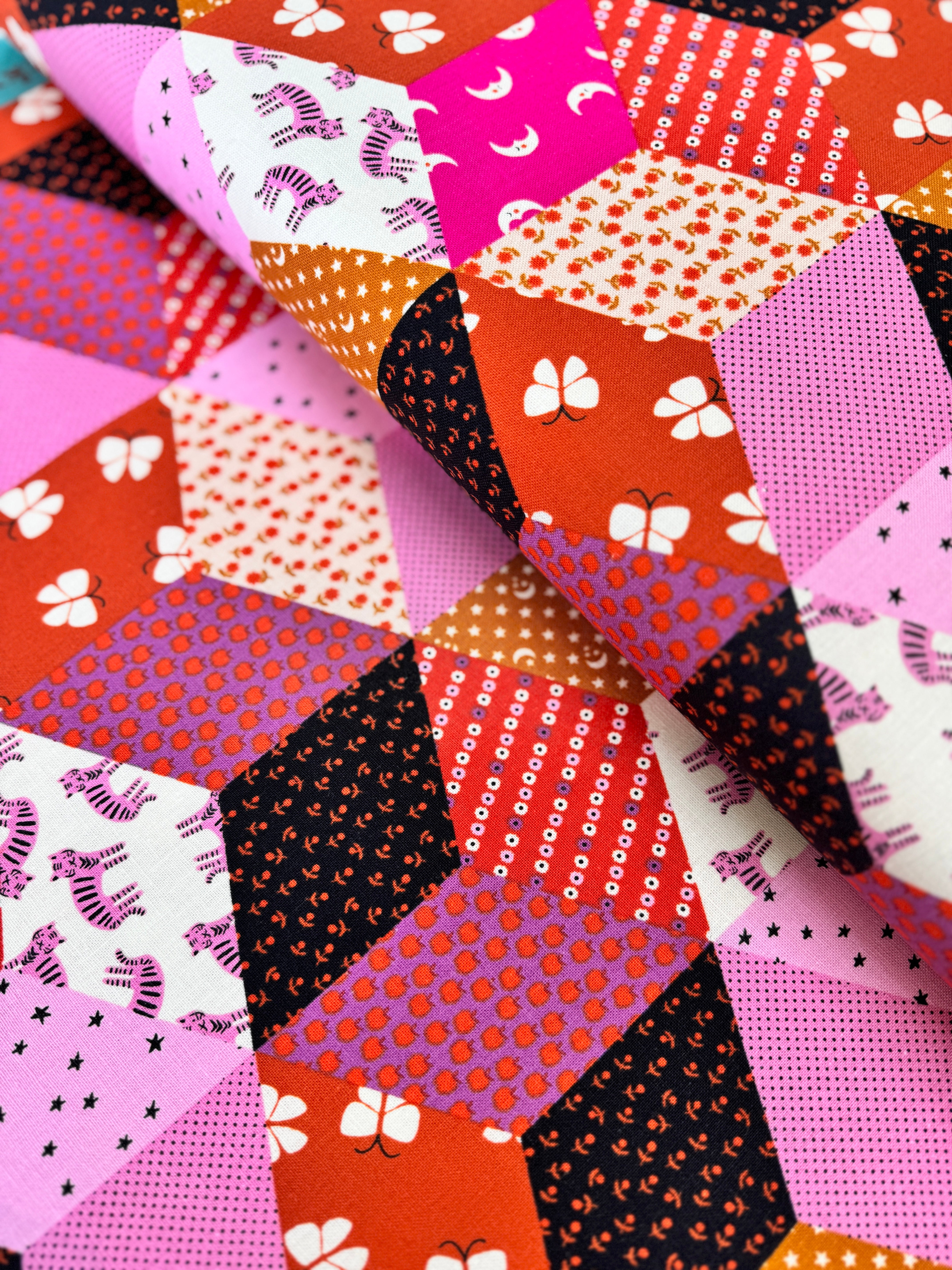 Ruby Star Society Ooh Lucky Lucky Heliotrope Canvas Fabric by Alexia Abegg for Moda Fabrics