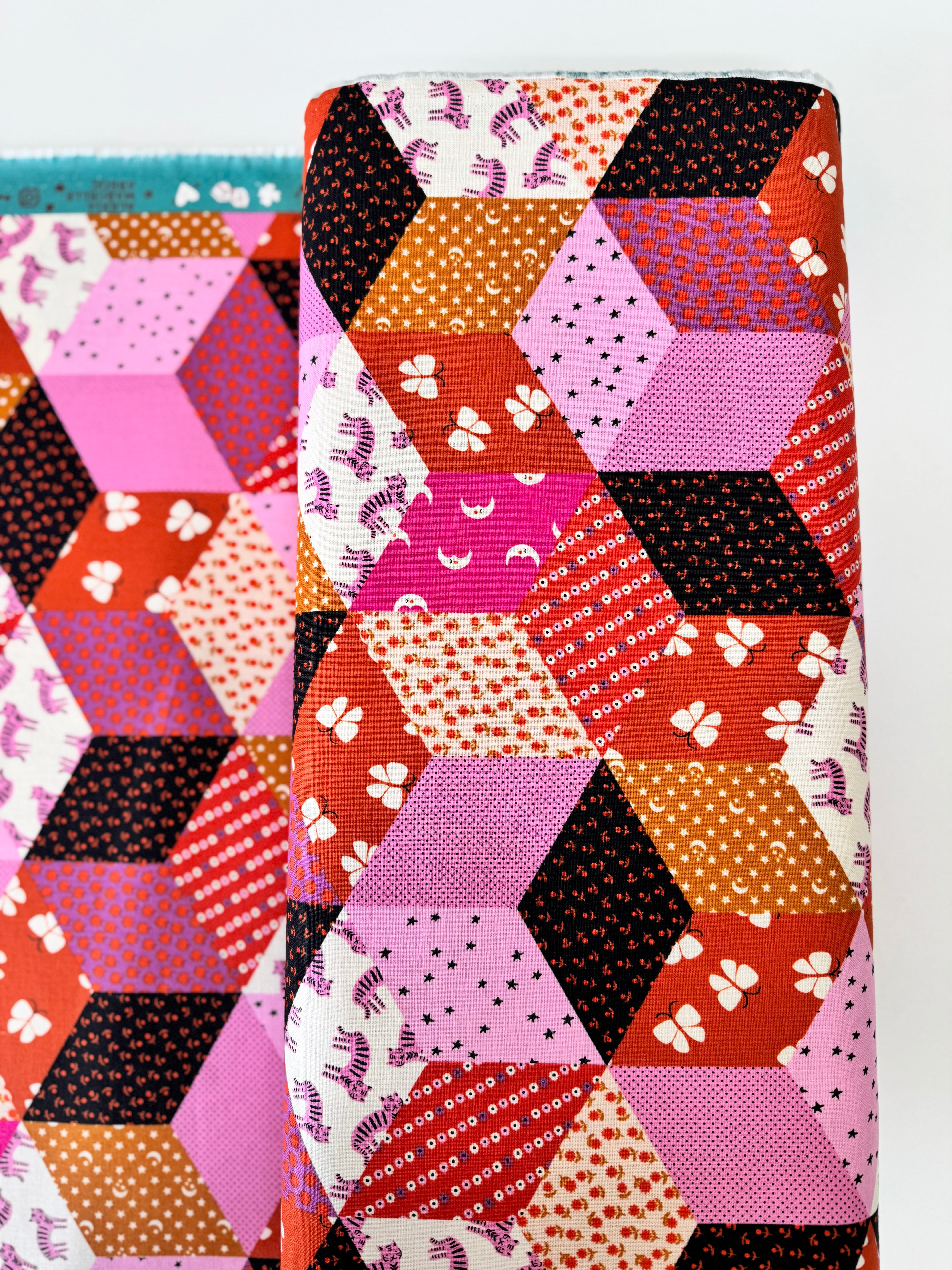 Ruby Star Society Ooh Lucky Lucky Heliotrope Canvas Fabric by Alexia Abegg for Moda Fabrics