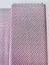 Holiday Charms Stripe Scarlet Silver Metallic Fabric by Studio RK for Robert Kaufman