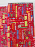 Construction Crew Glow in the Dark Red Fabric by Kanvas Studio for Benartex