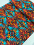 Southwest Blanket Print Turquoise fabric by Timeless Treasures – 100% cotton Southwestern pattern for quilts and rustic décor.