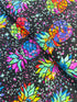 Midnight Tropical - Galaxy Pineapples Yardage