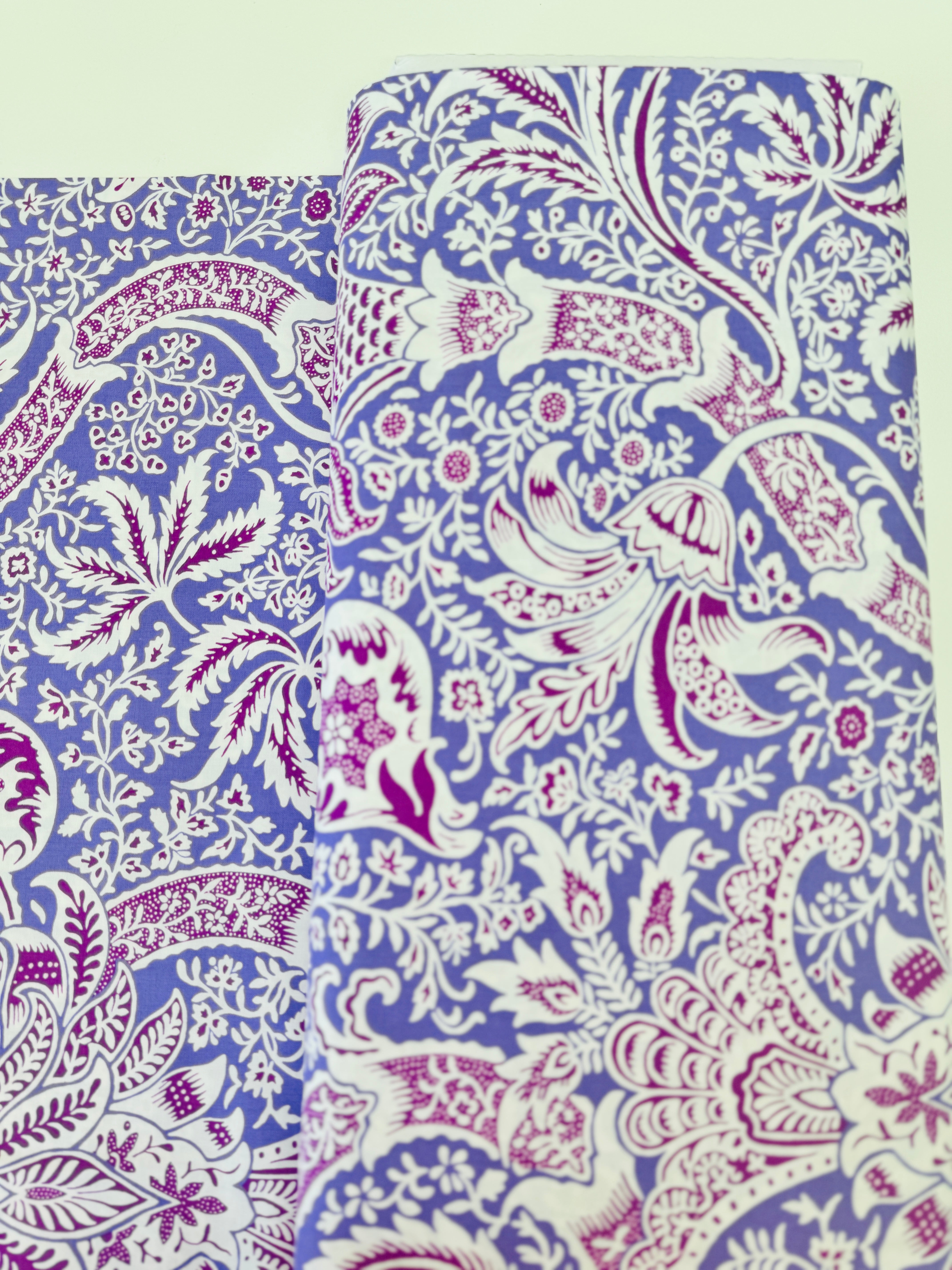 Indian Lavender Fabric by Kaffe Fassett & Morris & Co | Free Spirit Fabrics