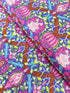 Granada Purple cotton lawn fabric by Kaffe Fassett & The Original Morris & Co. for Free Spirit Fabrics – lightweight soft apparel fabric.