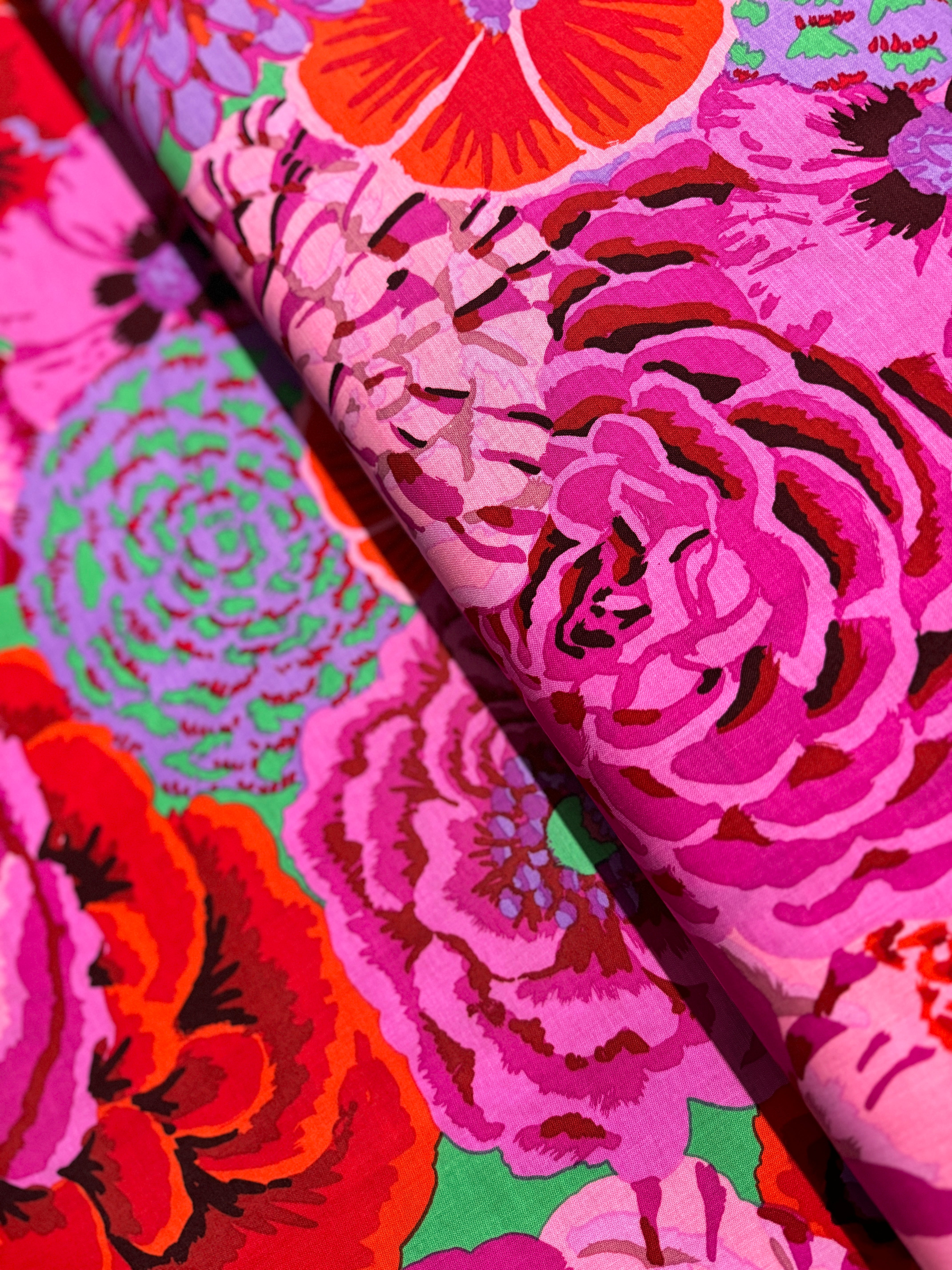 Kaffe Fassett Collective - Bekah Magenta Yardage
