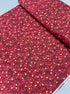 Sweet Pumpkin Spice - Dots Cranberry Metallic Yardage