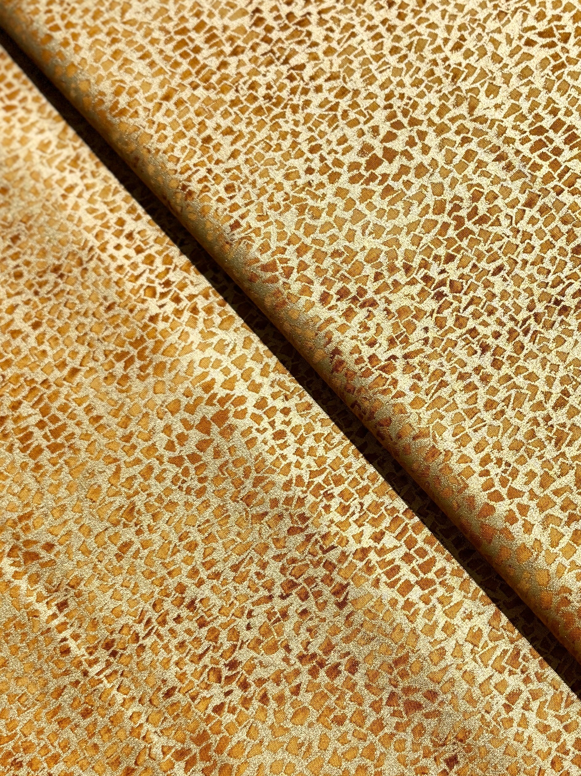 Gustav Klimt - Brushstrokes Gold Metallic - Remnant