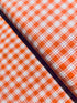 Kitchen Window Wovens - Yarn Dyed Check Plaid Orangeade Yardage