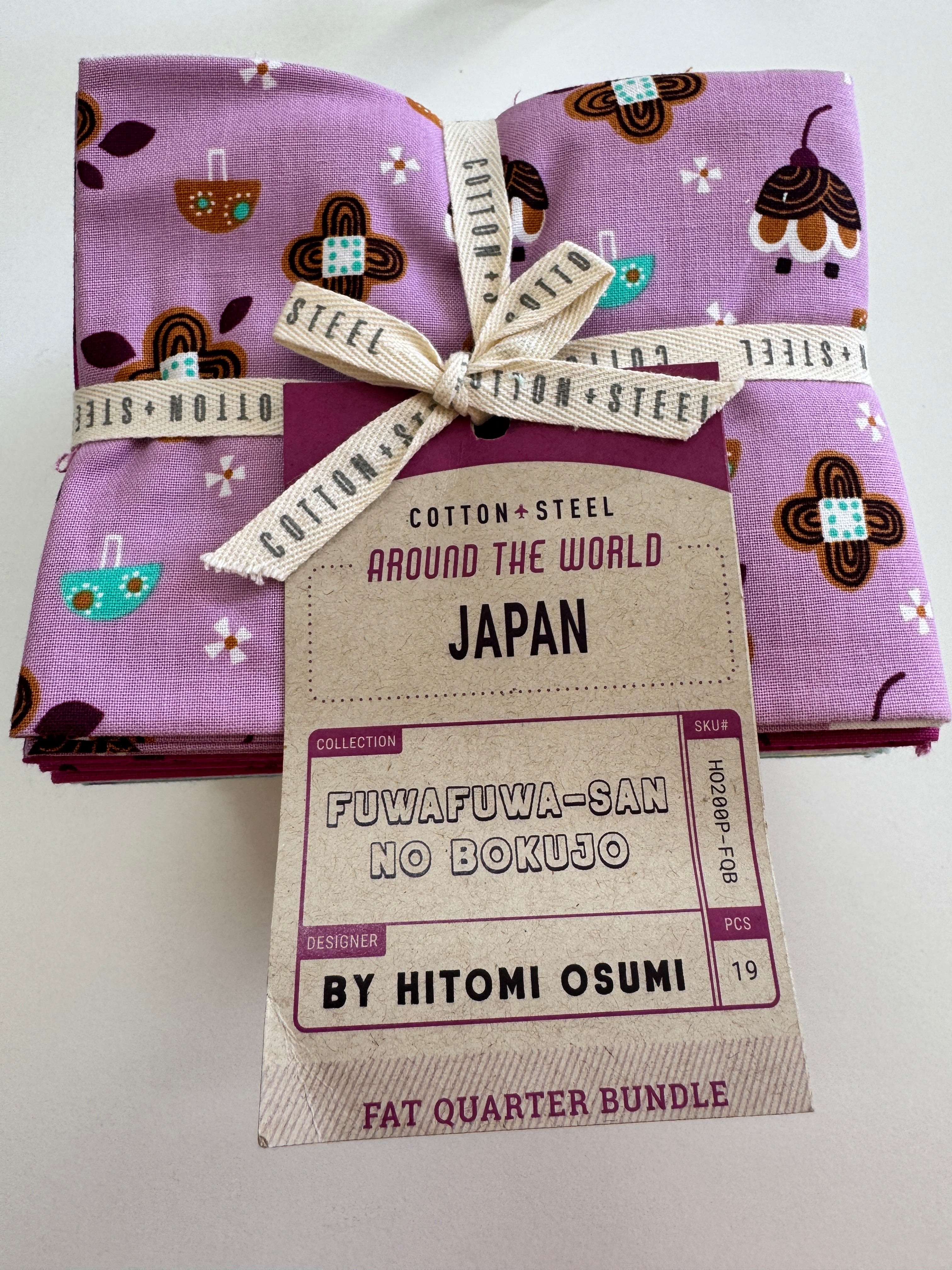 Fuwafuwa-san no Bokujo Fat Quarter Bundle - 19 Fat Quarters