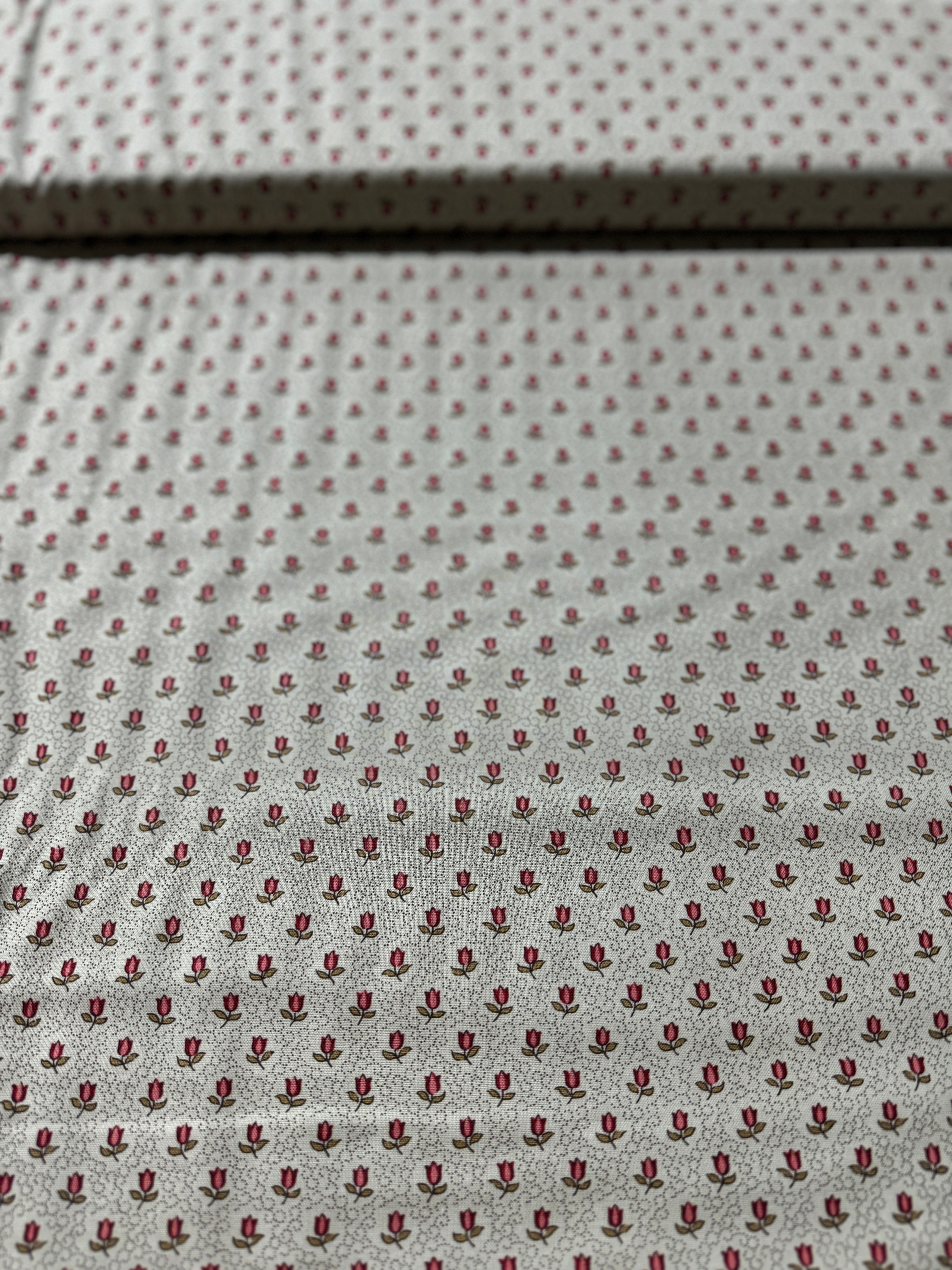 Antoinette Smoke - Small Floral Yardage