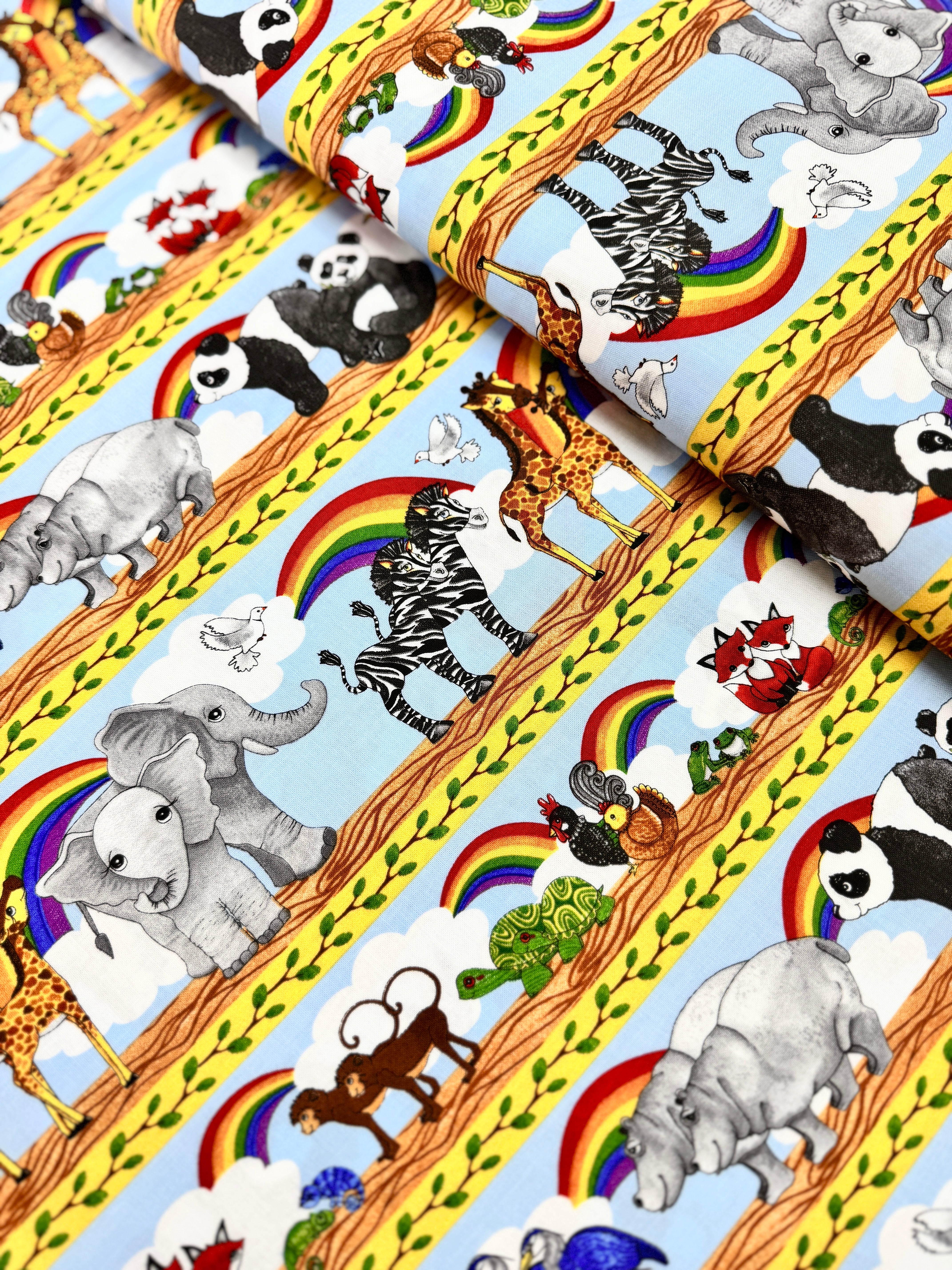 No Kind Left Behind - Animal Stripe Yardage