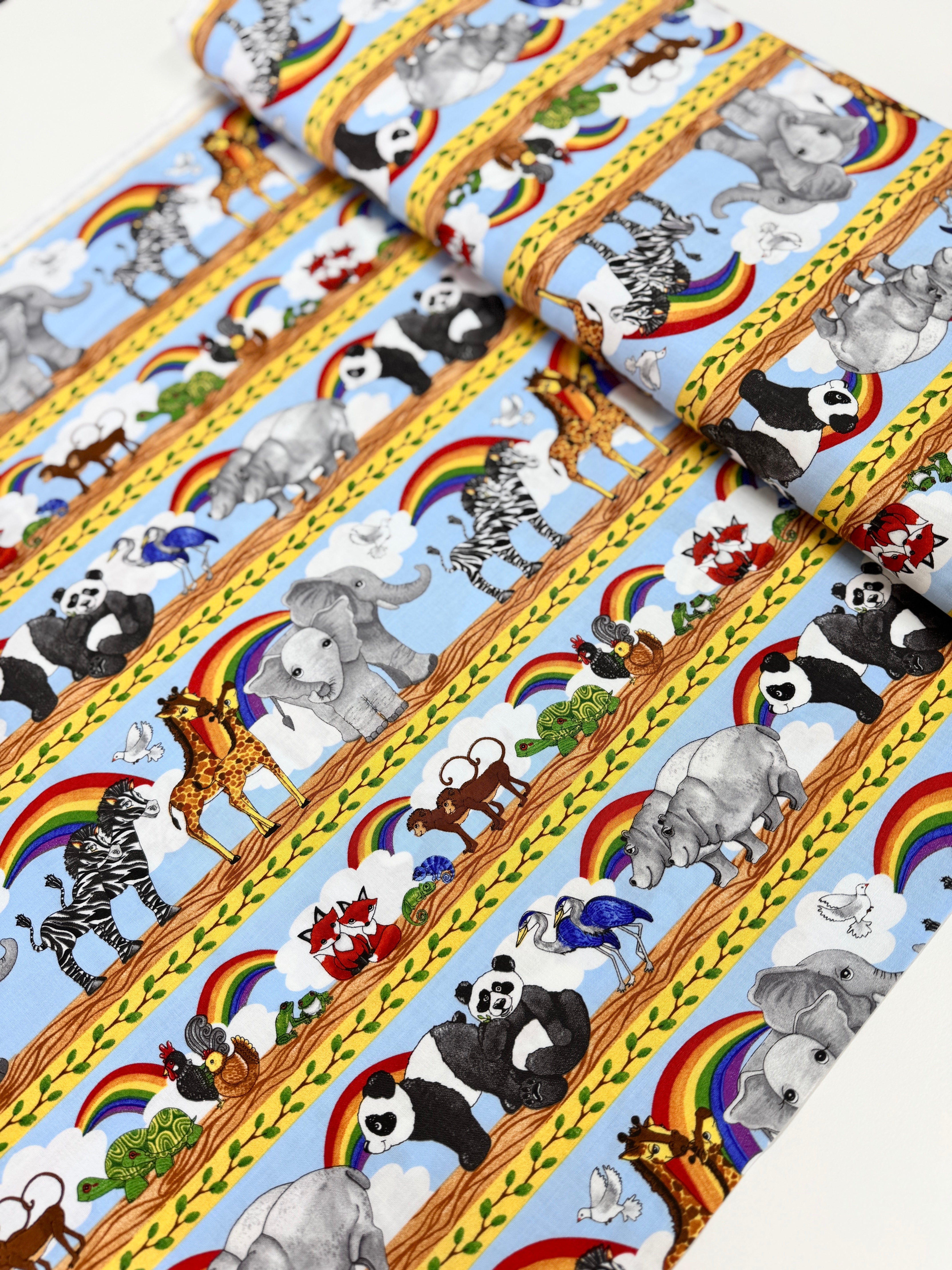 No Kind Left Behind - Animal Stripe Yardage