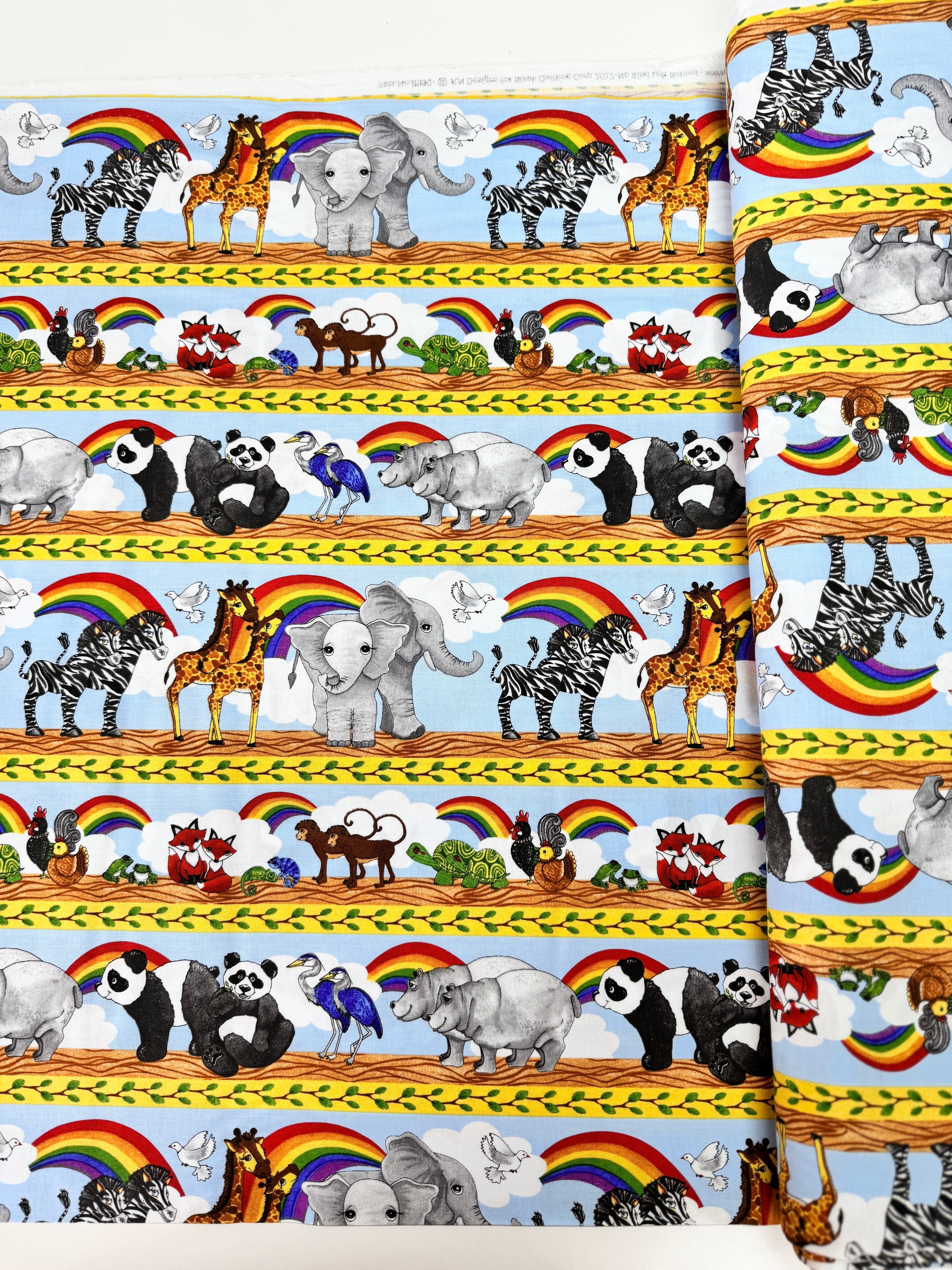 No Kind Left Behind - Animal Stripe Yardage