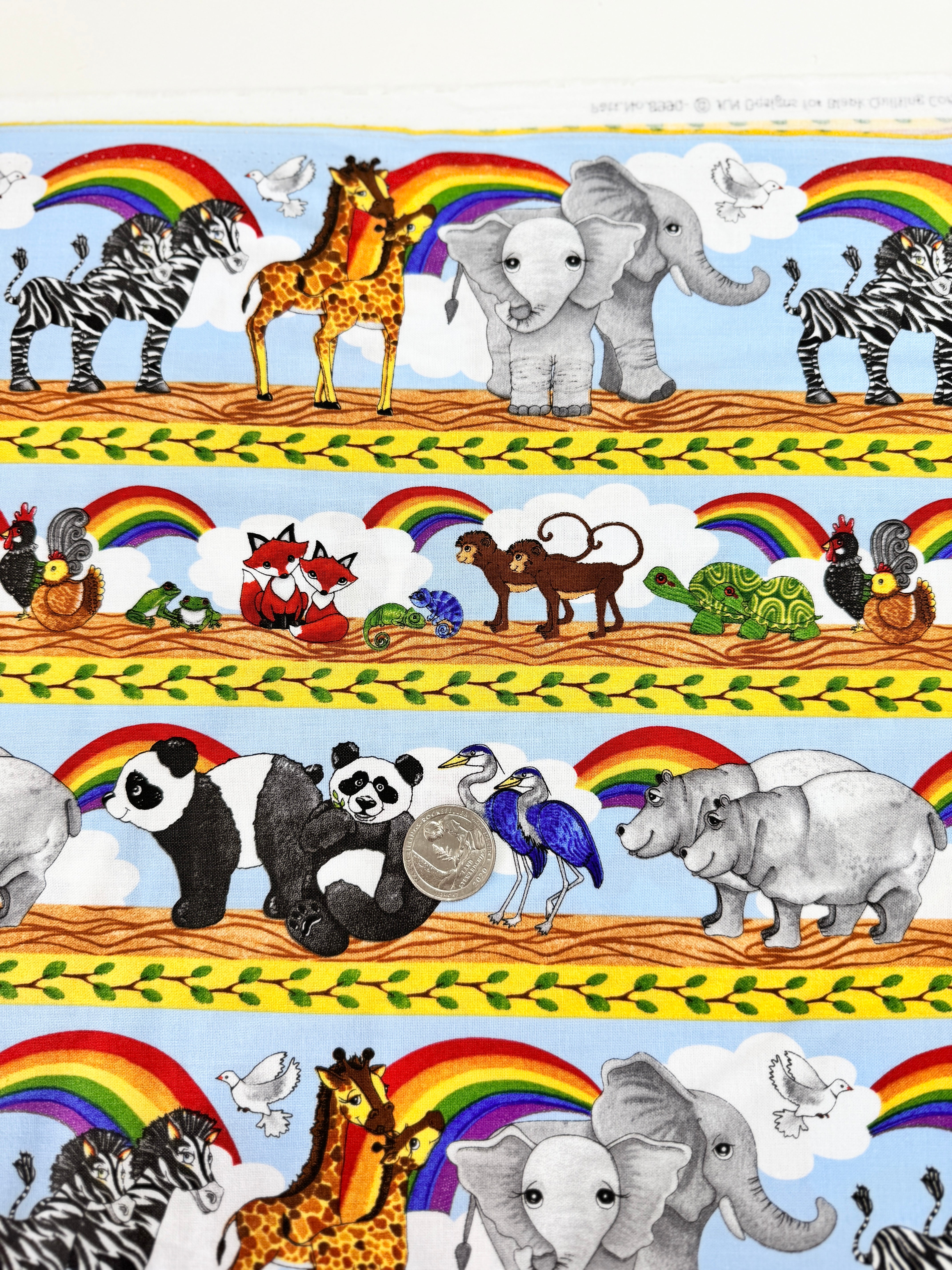 No Kind Left Behind - Animal Stripe Yardage