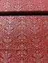Merrymaking - Scandi Damask Reindeer Rabbit - Candy Cane Yardage