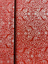 Merrymaking - Scandi Damask Reindeer Rabbit - Candy Cane Yardage