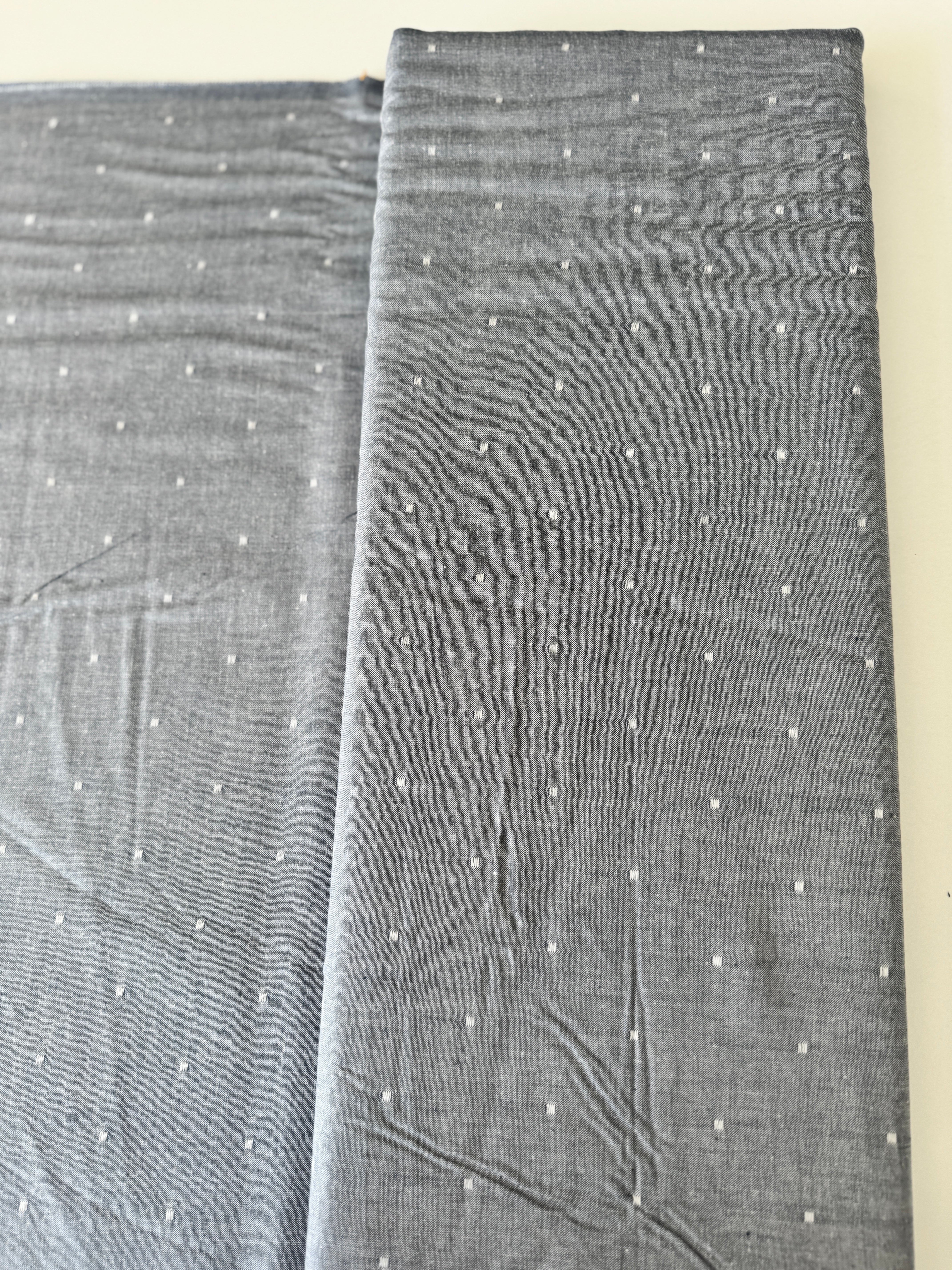 Vista Wovens Indigo - Square Dot Yardage