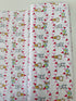 Let’s Play Field Day Candy Fabric by Michael Miller Fabrics – cute animal and bunting design on white 100% cotton quilting fabric