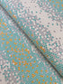 Atrium - Hexapoint Mint Fabric by Joel Dewberry for Free Spirit Fabrics featuring mint, gray, and yellow hexagonal geometric pattern on white background.