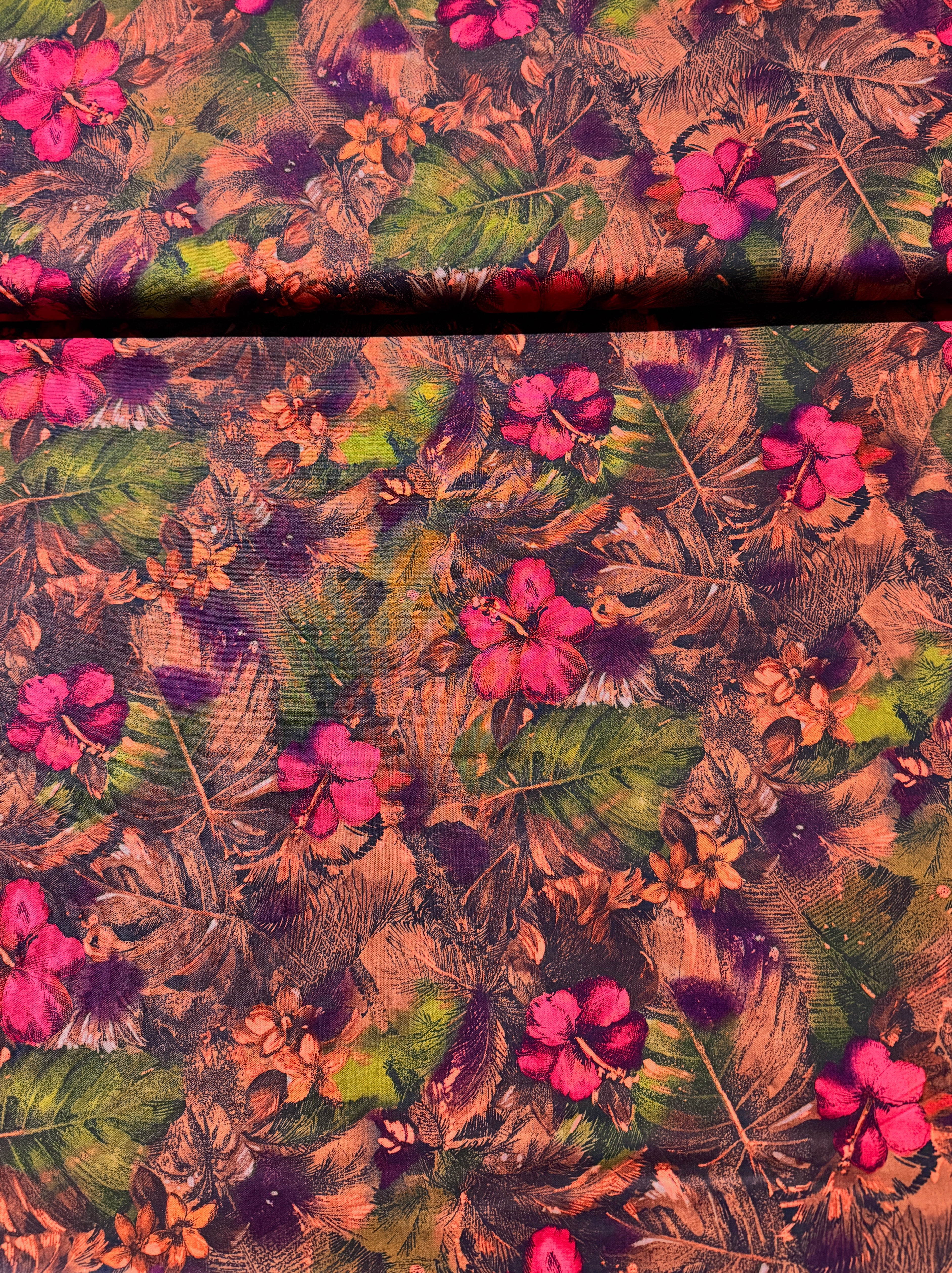 Casablanca - Floral Sienna Yardage