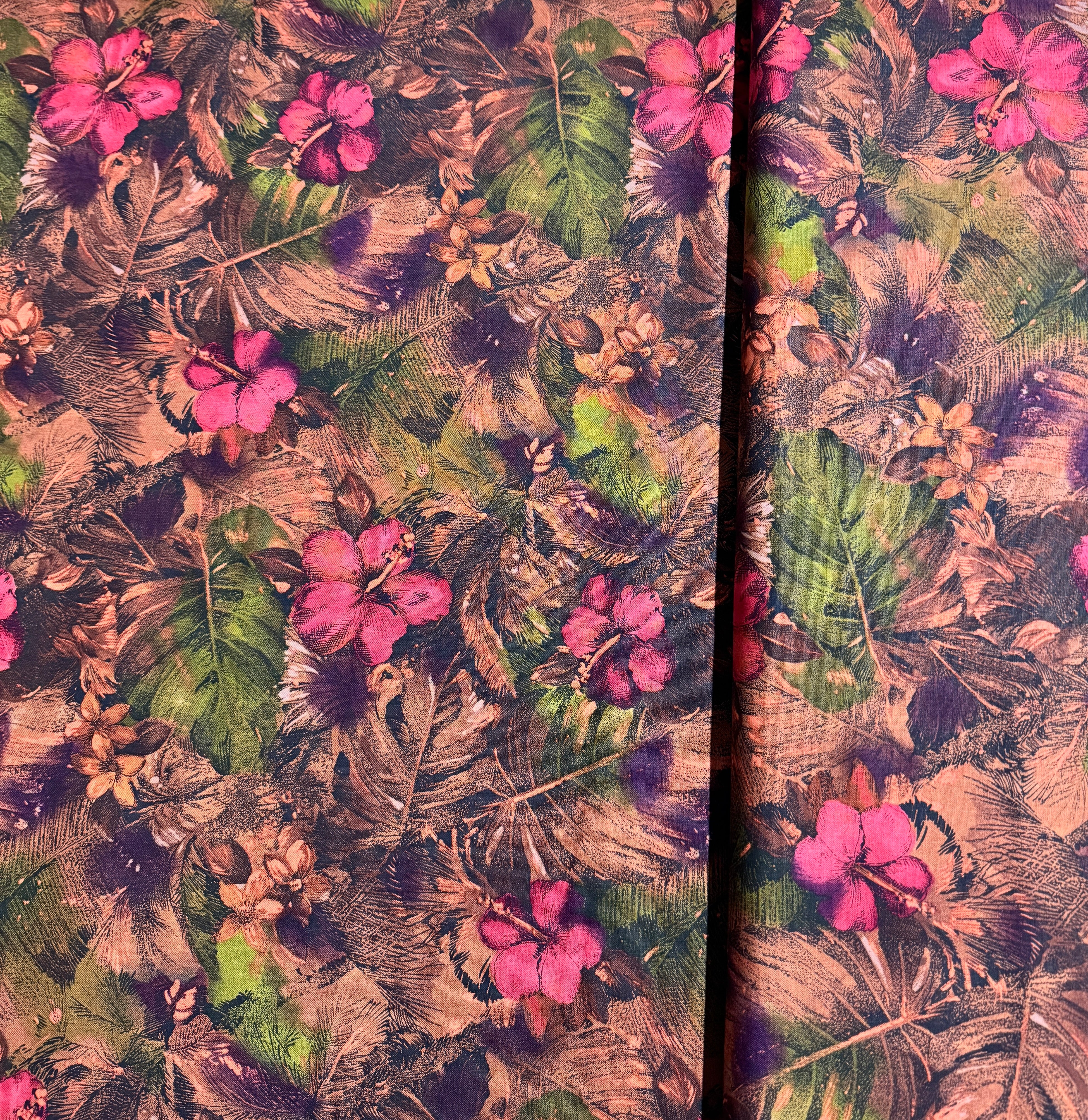 Casablanca - Floral Sienna Yardage