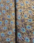 Peacock Garden - Peacock Feathers Navy - Remnant