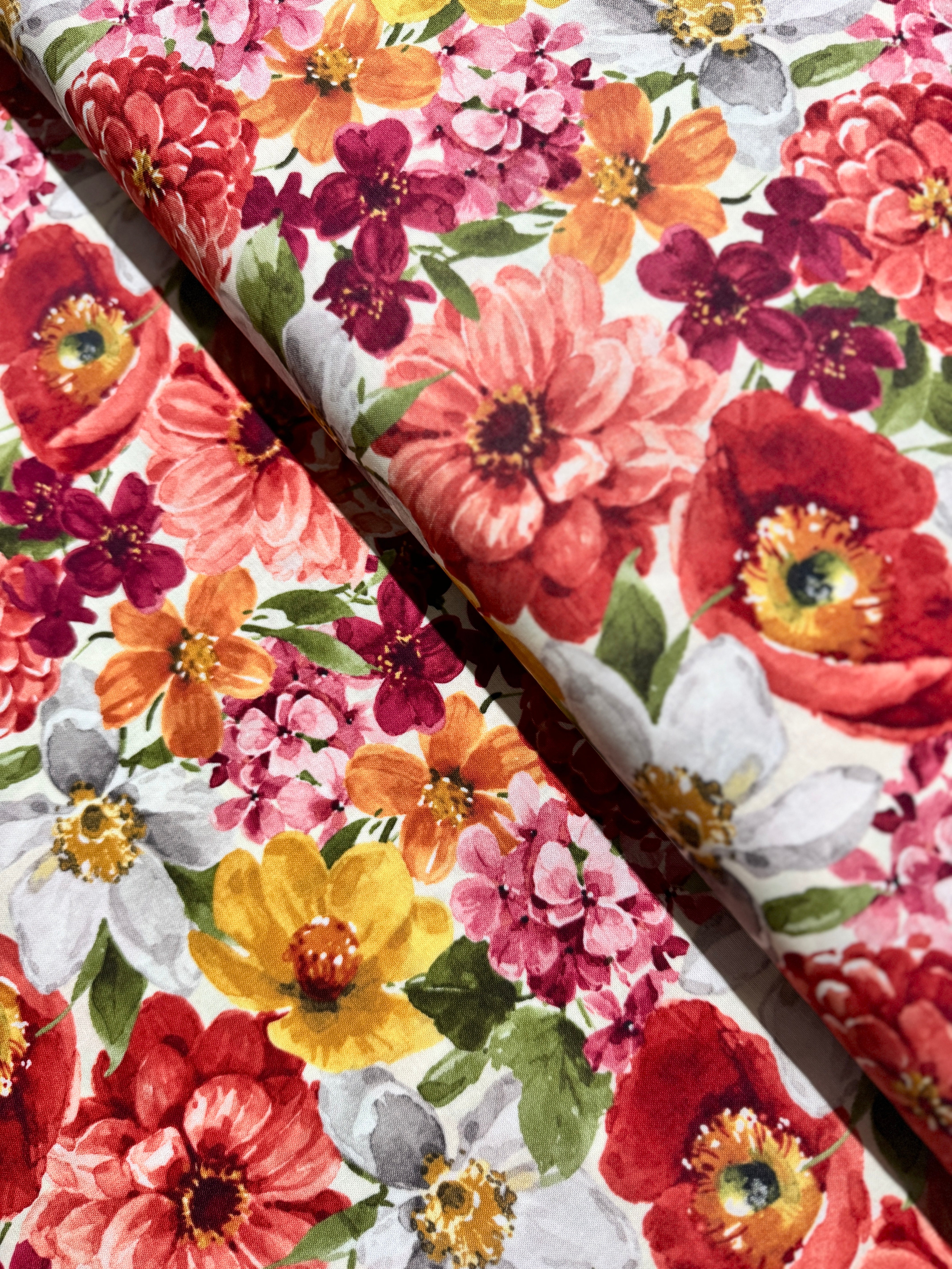 Invoice for 2 yards - Blessed by Nature - Packed Florals Multi