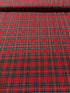 57" Width - Sevenberry Classic Plaid Yarn Dyed Twill - Red - Half Yard