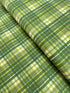 Cats and Quilts - Plaid Happy Green Yardage