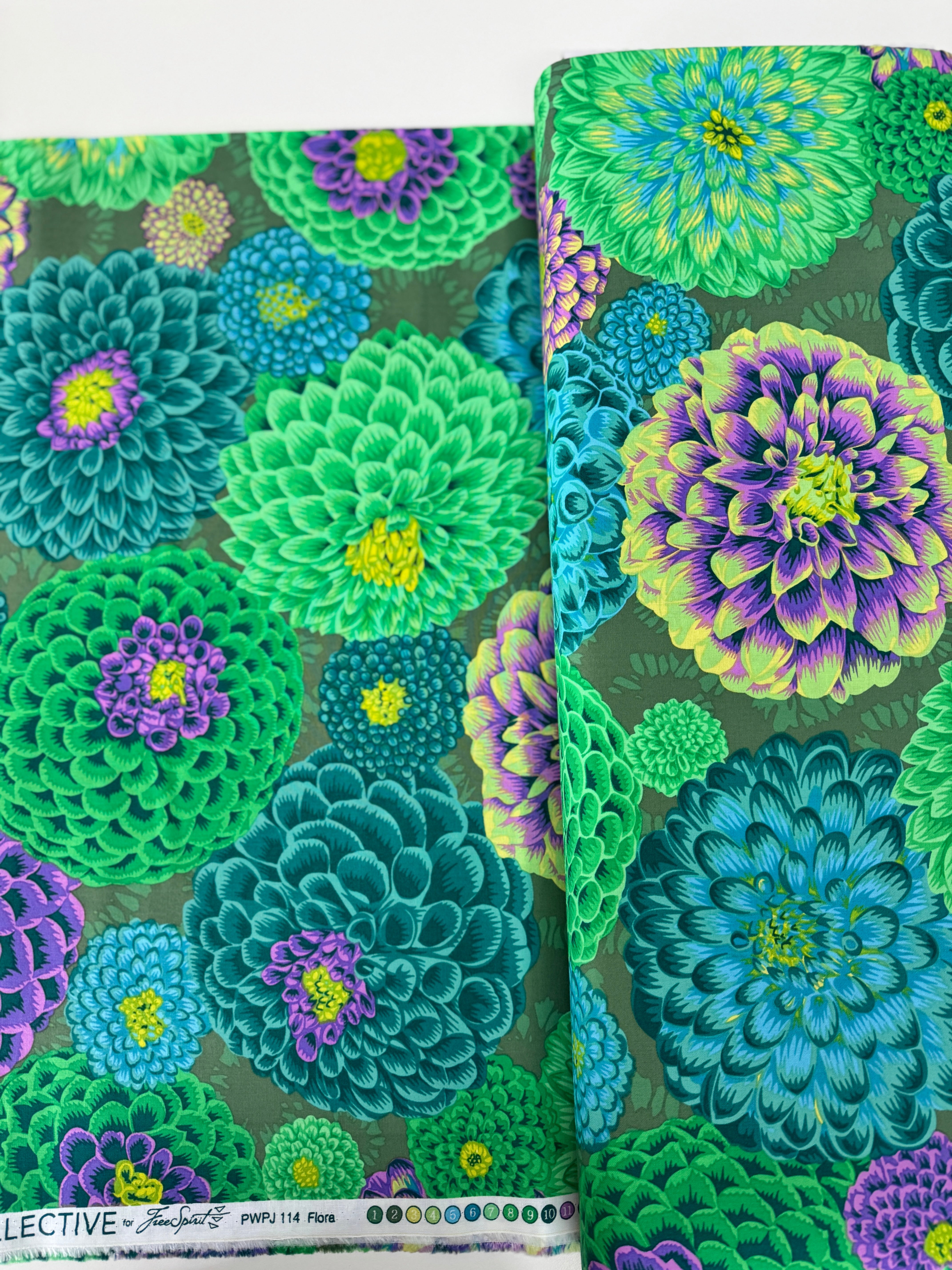 Kaffe Fassett Collective Stash - Flora Green Yardage