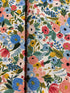 Garden Party Blue canvas fabric by Rifle Paper Co. – floral cotton-linen blend from the Wildwood collection for Cotton + Steel.