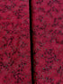 Holiday Wishes - All Over Berries Scarlet/Gold Metallic Yardage