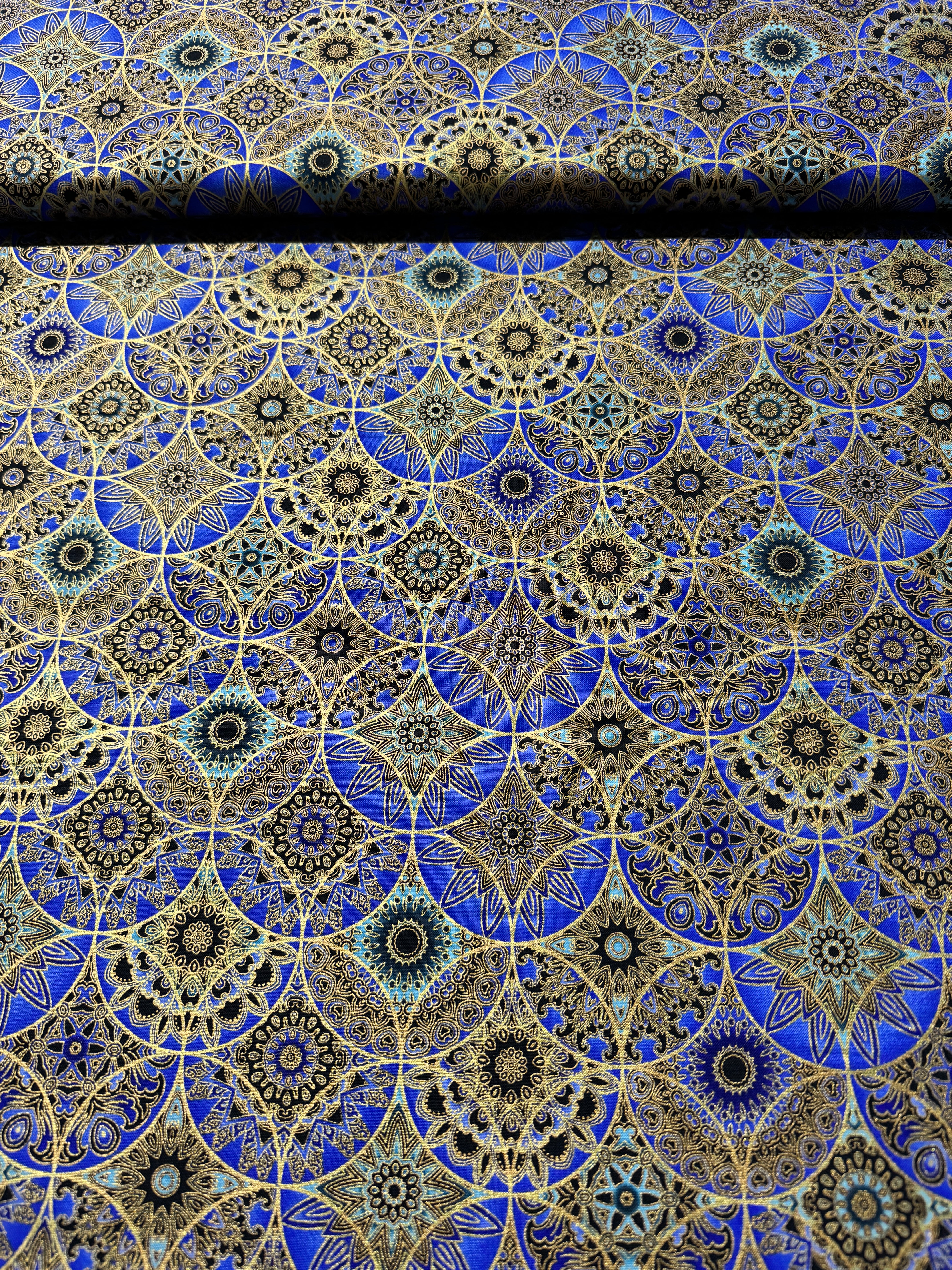 Jaikumari - Medallions Sapphire Metallic - Remnant