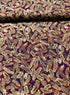 Gilded Feathers - Gilded Feathers Acorn Brown Metallic Yardage