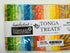 Tonga Treats Happy Hour batik charm pack with 40 coordinating 5 inch precut fabric squares