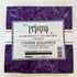 Prisma Dyes Plum Perfect charm pack with hand-dyed purple 5-inch batik squares by Robert Kaufman.