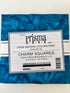 Prisma Dyes Open Waters charm pack by Robert Kaufman with ocean blue 5" batik squares.