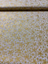 Traditional Trimmings Gold Swirls & Snowflakes on Ivory Fabric by Robert Kaufman – metallic cotton holiday fabric.