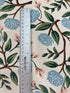 Wildwood - Peonies Cream Canvas Yardage