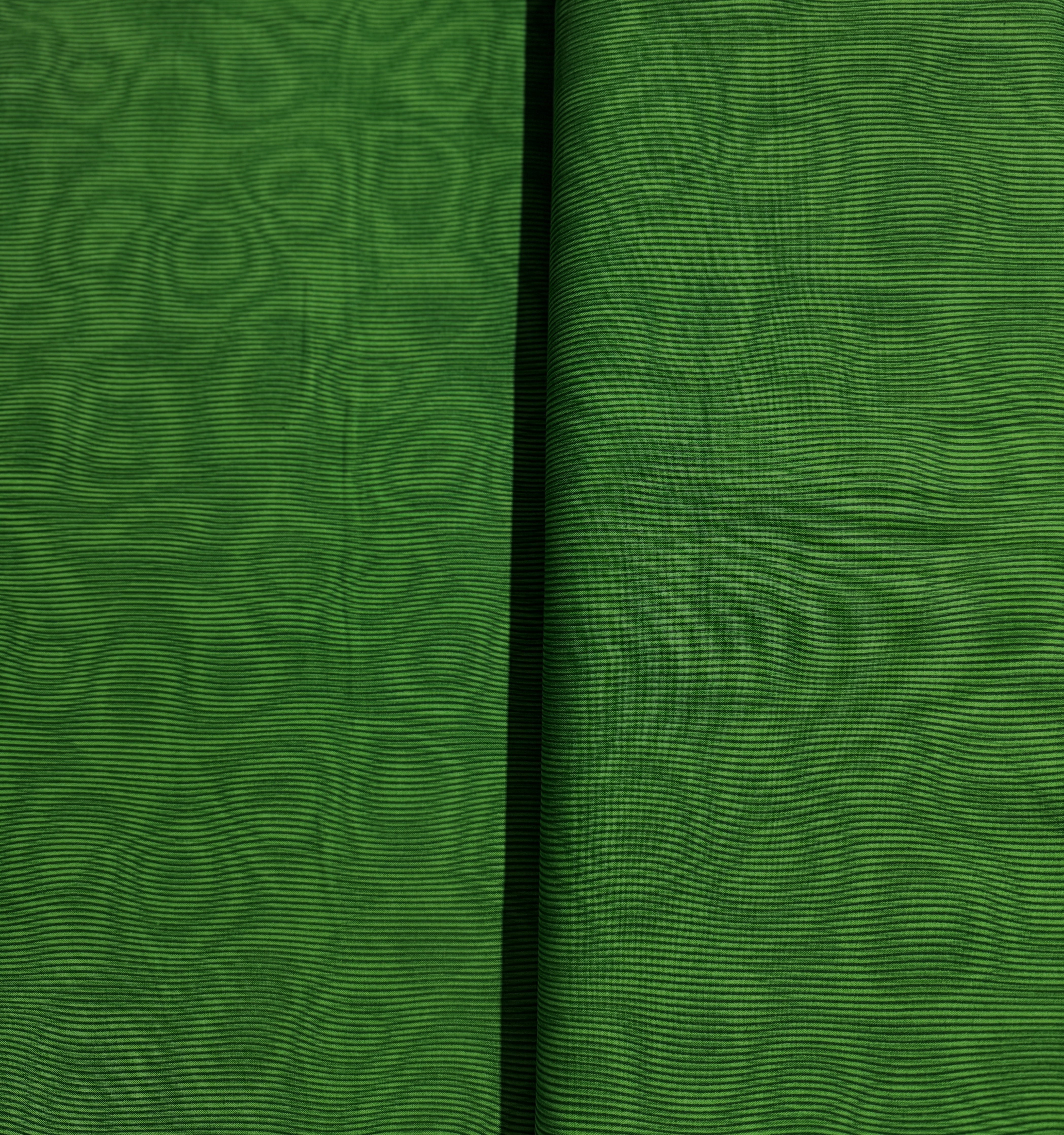Moire Spruce Fabric by Jinny Beyer for RJR Fabrics – tonal green cotton with subtle moiré texture.