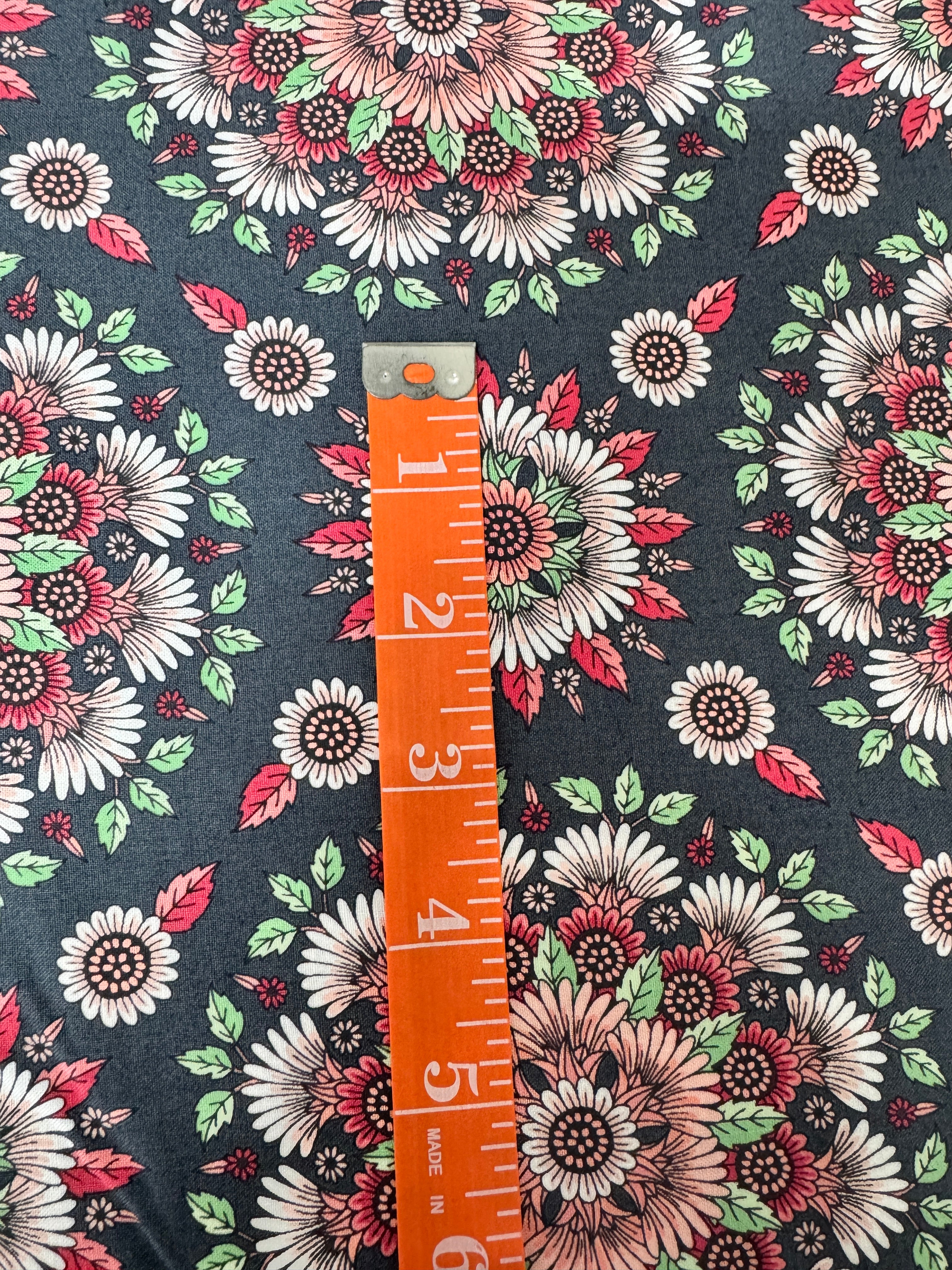 Delphine - Floral Medallion Blush Yardage