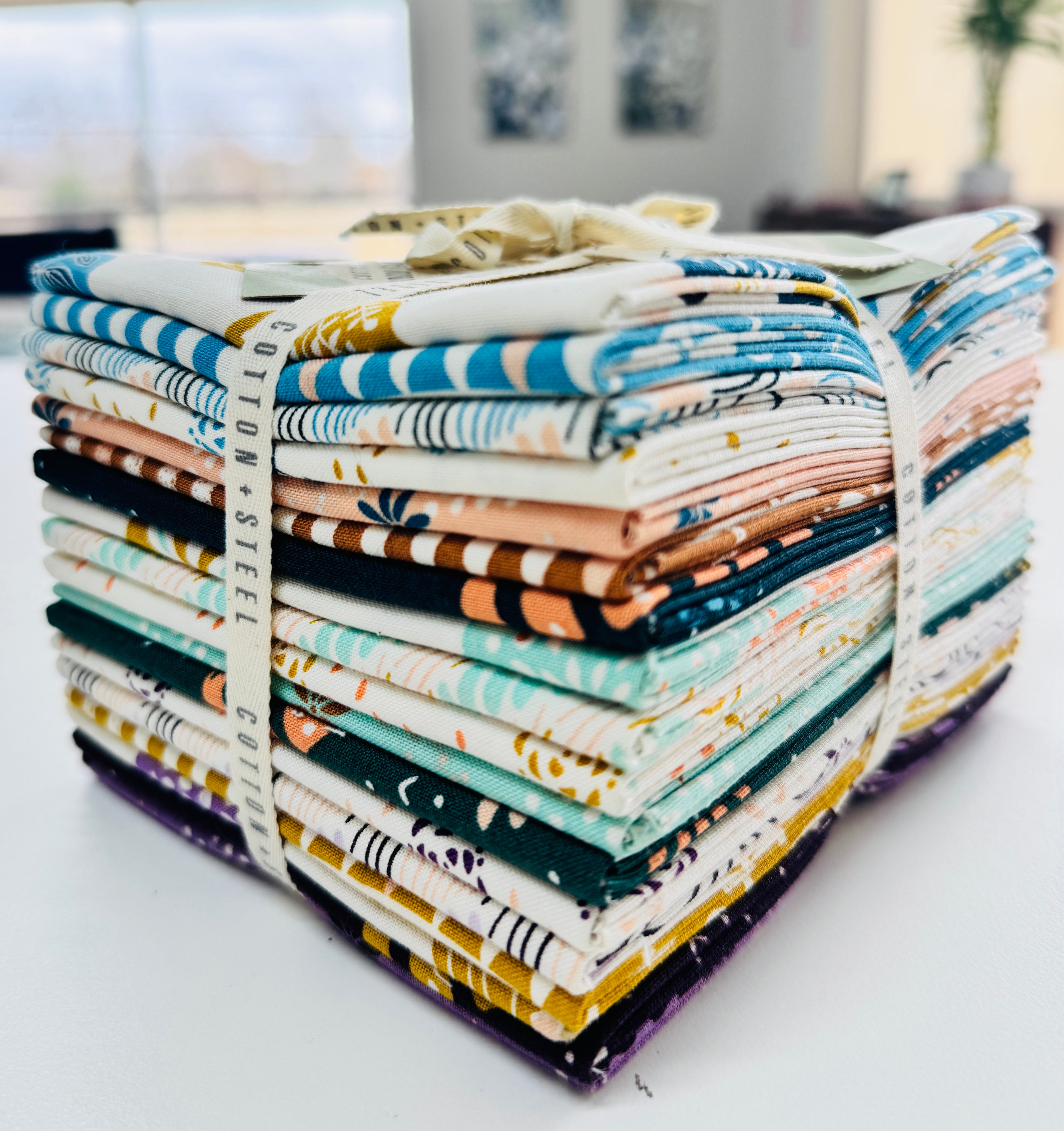 Modern Meadow fat quarter bundle by Juliana Tipton for Cotton and Steel Fabrics 18 precut quilting cottons
