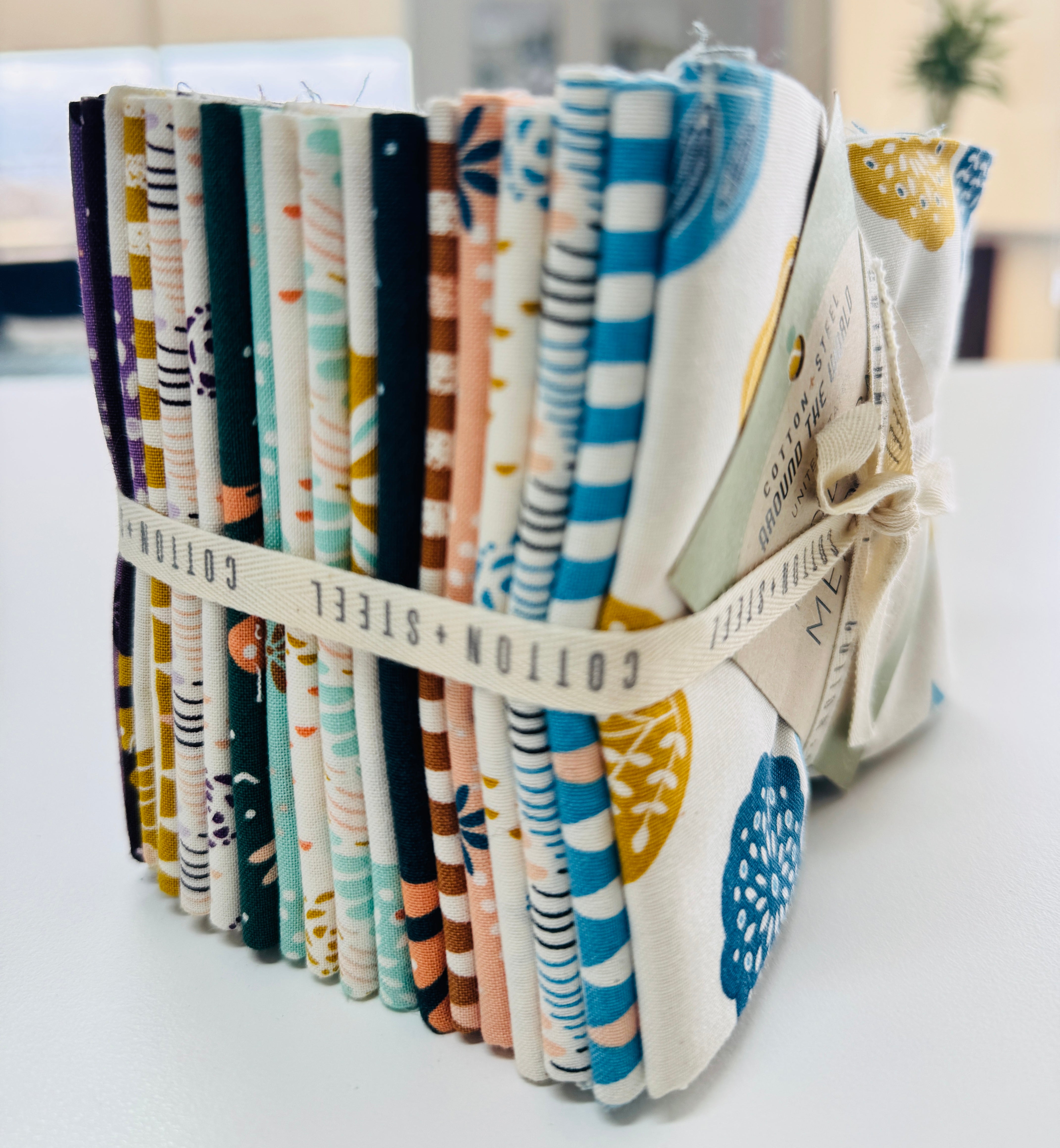 Modern Meadow fat quarter bundle by Juliana Tipton for Cotton and Steel Fabrics 18 precut quilting cottons