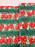 Forest green metallic stripe quilting cotton fabric by Studio RK for Robert Kaufman.