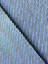 Holiday Charms - Stripe Navy Silver Yardage