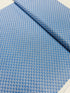 Blue cotton quilting fabric with tiny white floral ditsy print by Quilted Koala.