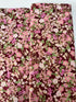 Aurelia - Small Florals Burgundy Metallic Yardage